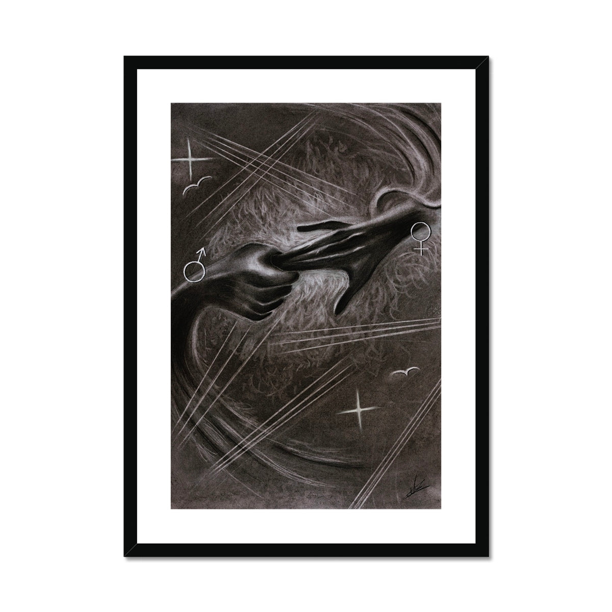Framed & Mounted Print | Hold