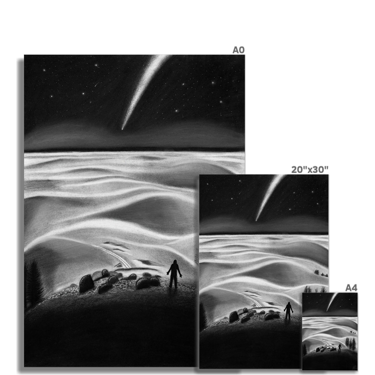 Hahnemühle German Etching Print | Shooting Star