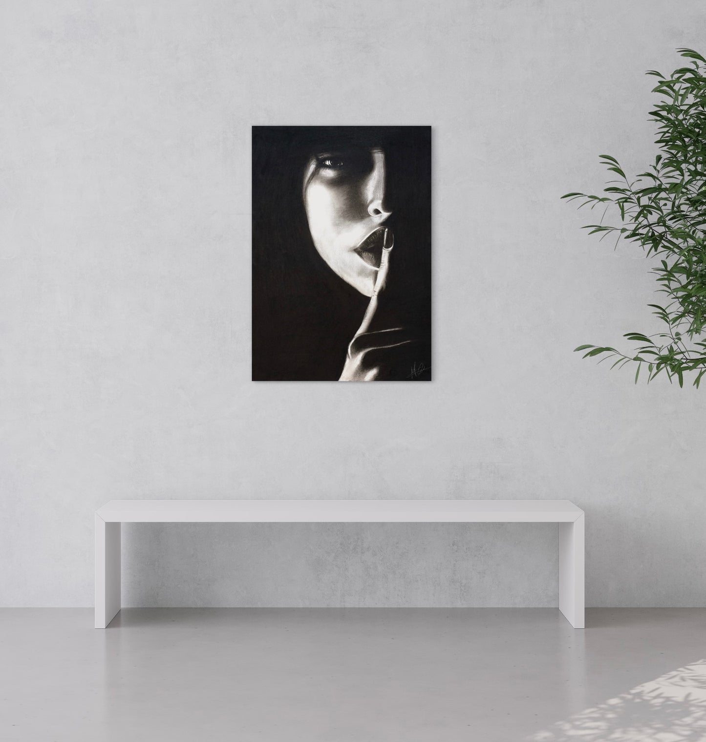 Hahnemühle German Etching Print | Be Silent