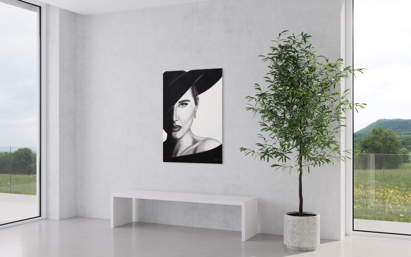 Hahnemühle German Etching Print | Dame