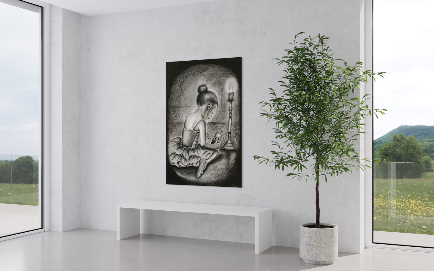 Hahnemühle German Etching Print | Longing parents