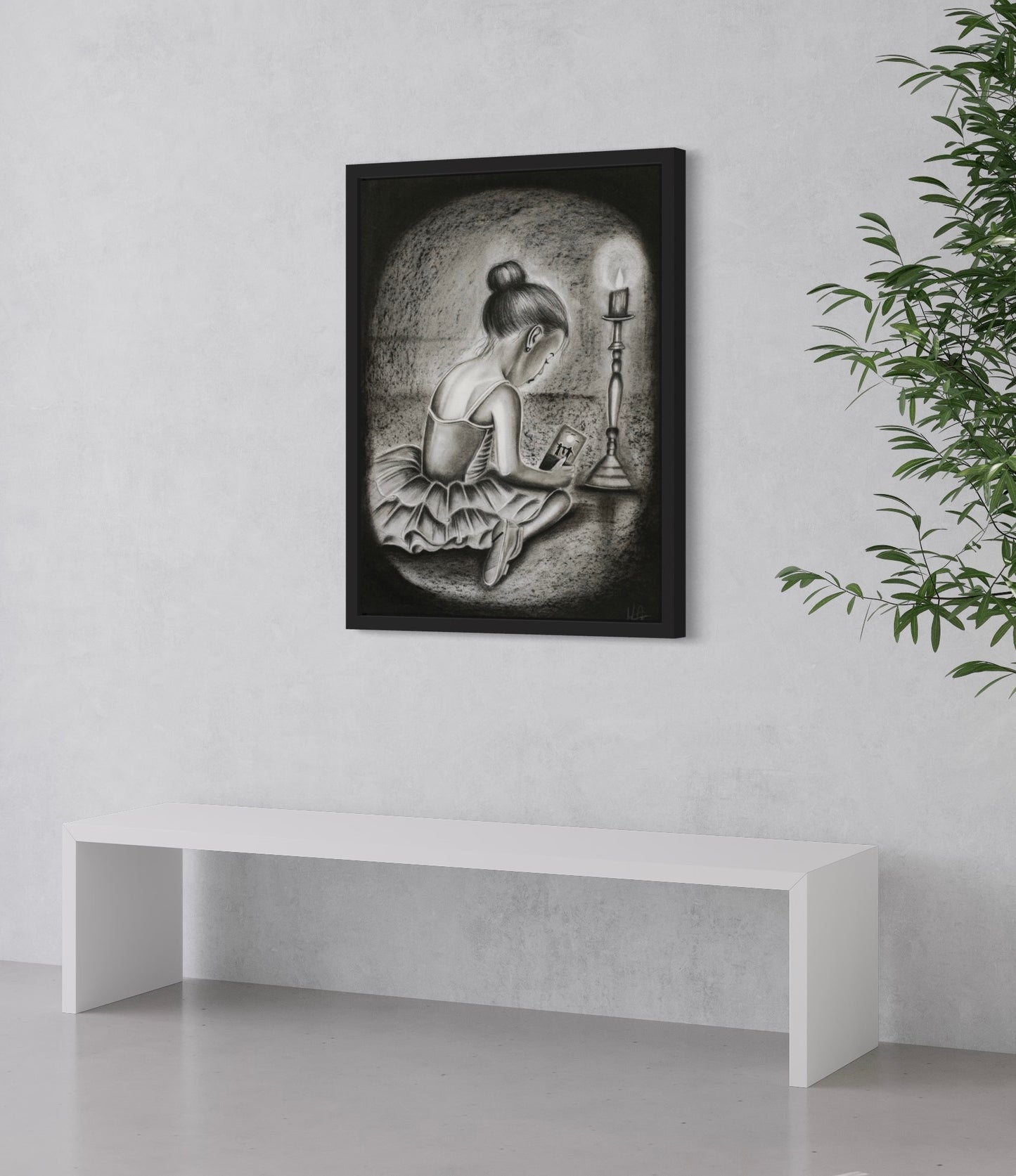 Framed Canvas | Longing parents