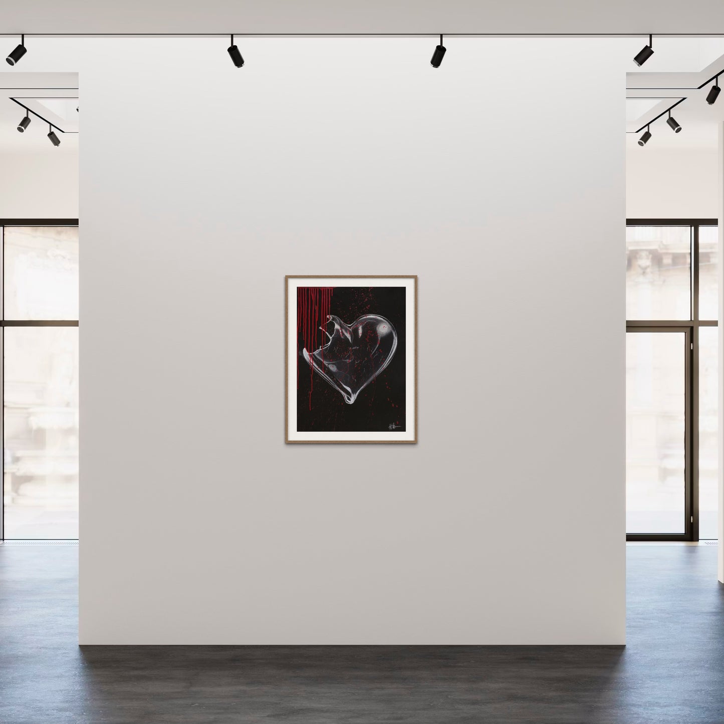 Framed & Mounted Print | sorrow made of glass