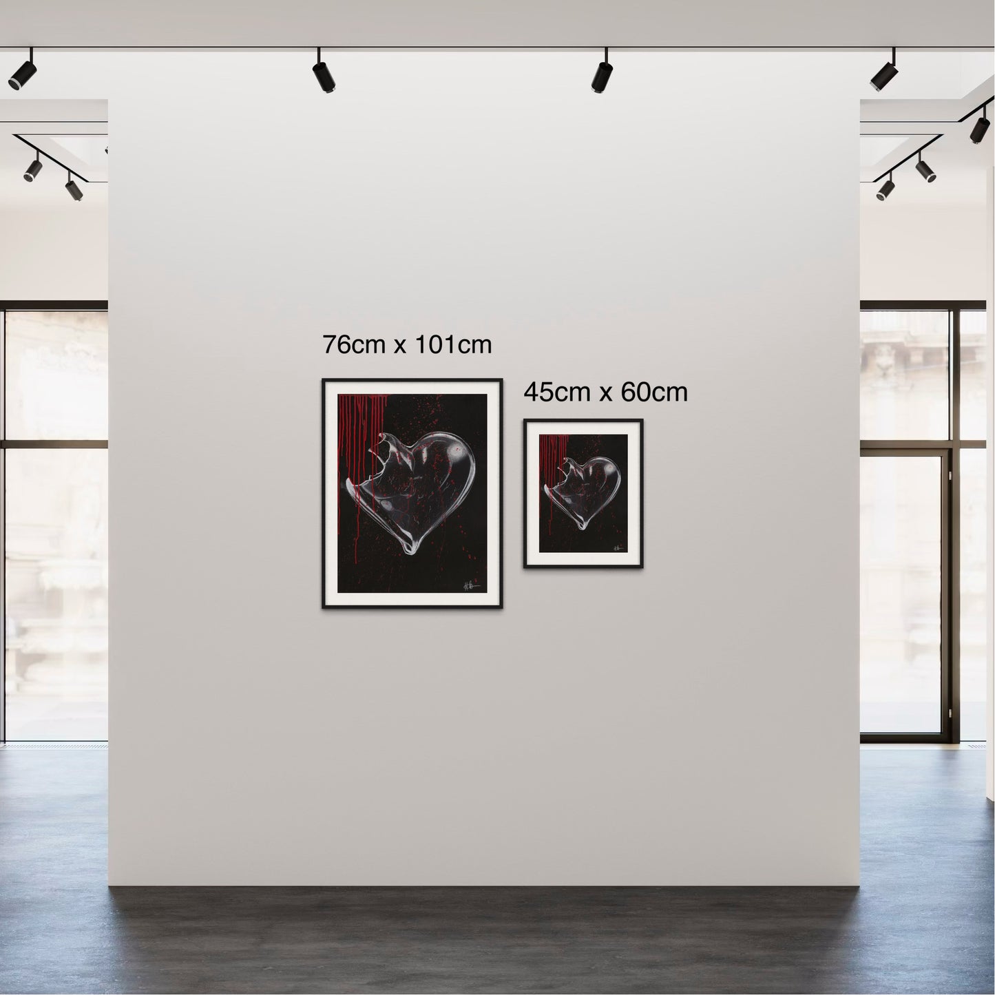 Framed & Mounted Print | sorrow made of glass