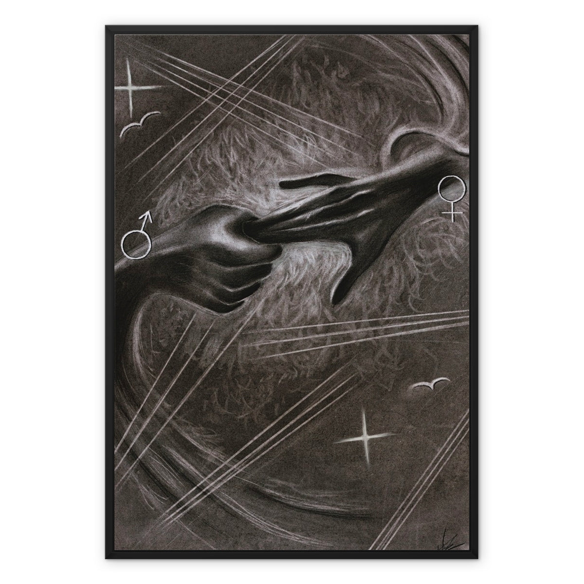 Framed Canvas | Hold