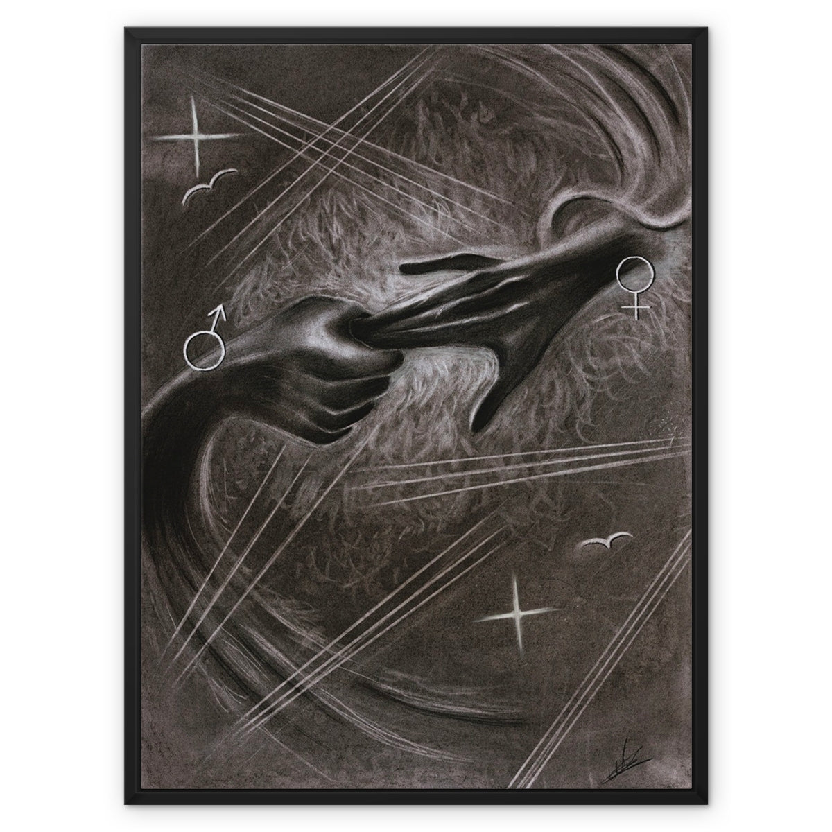 Framed Canvas | Hold