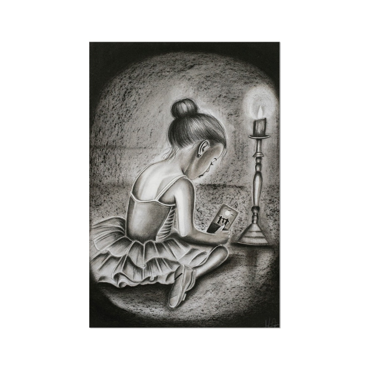 Hahnemühle German Etching Print | Longing parents