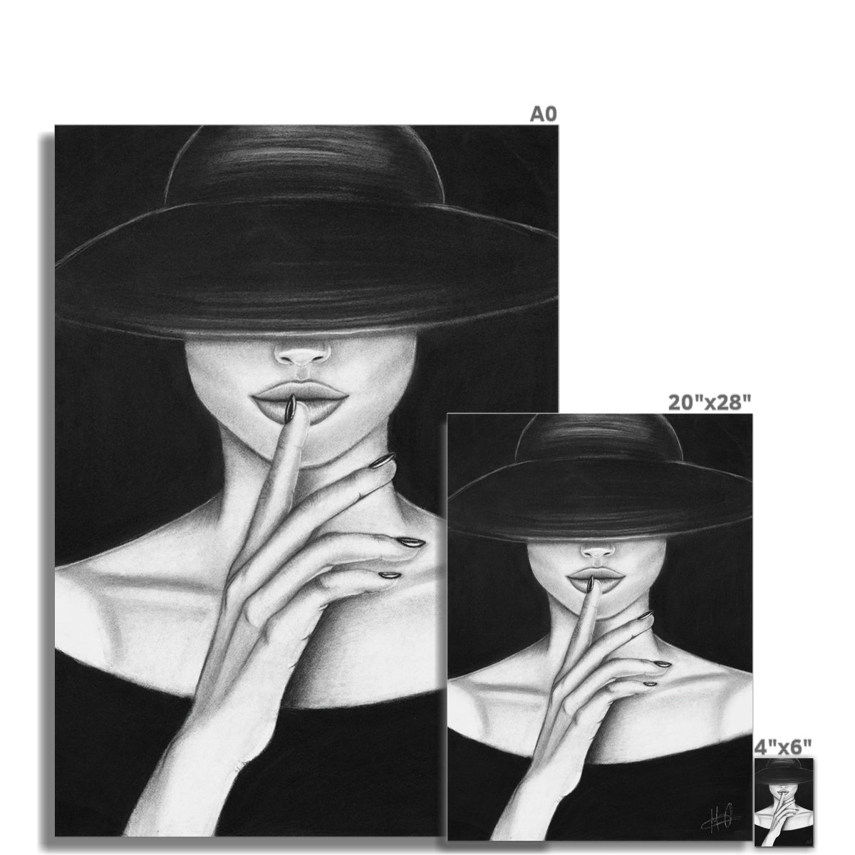 Hahnemühle German Etching Print | Silence