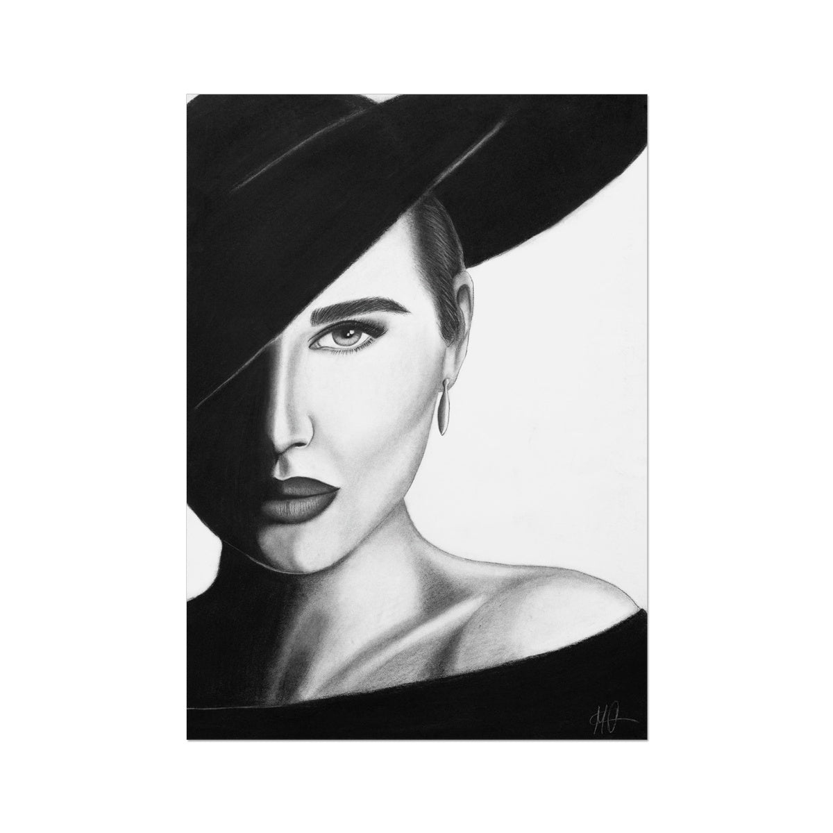 Hahnemühle German Etching Print | Dame