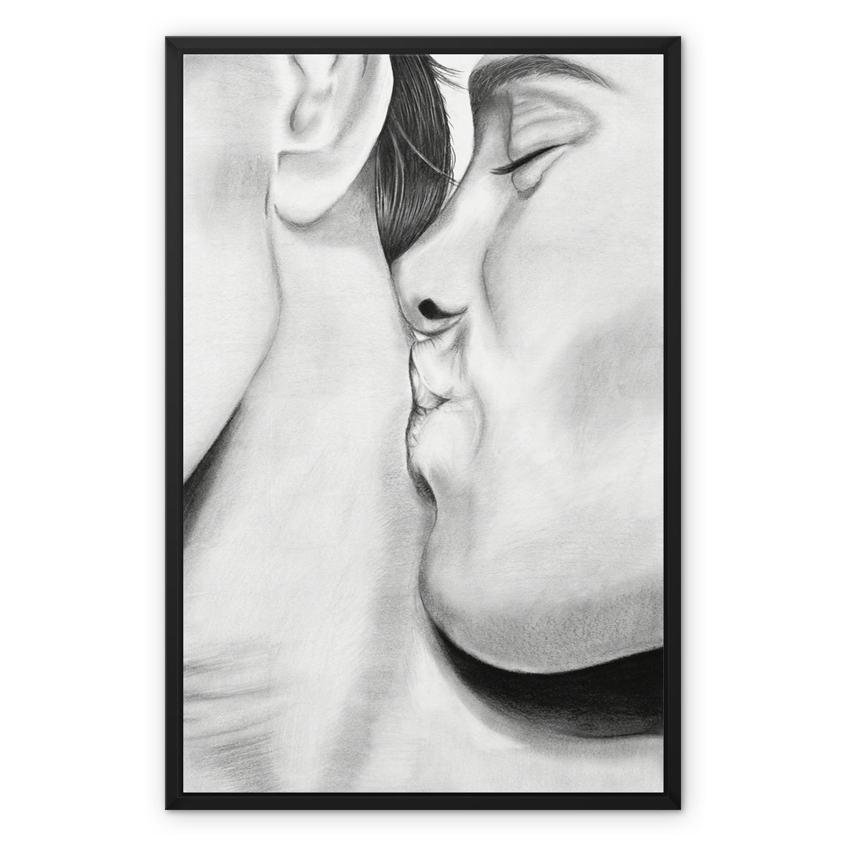 Framed Canvas | Kiss