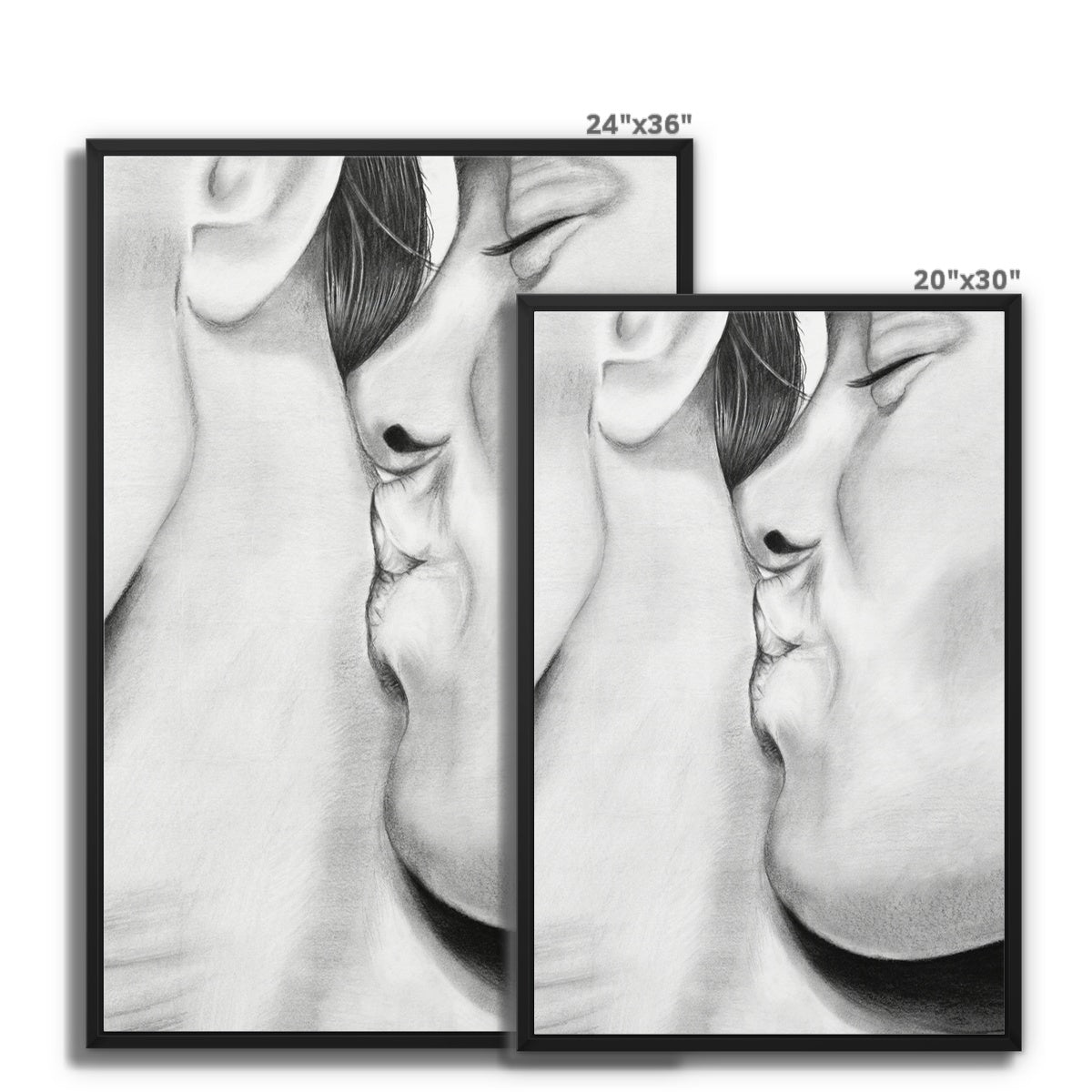 Framed Canvas | Kiss