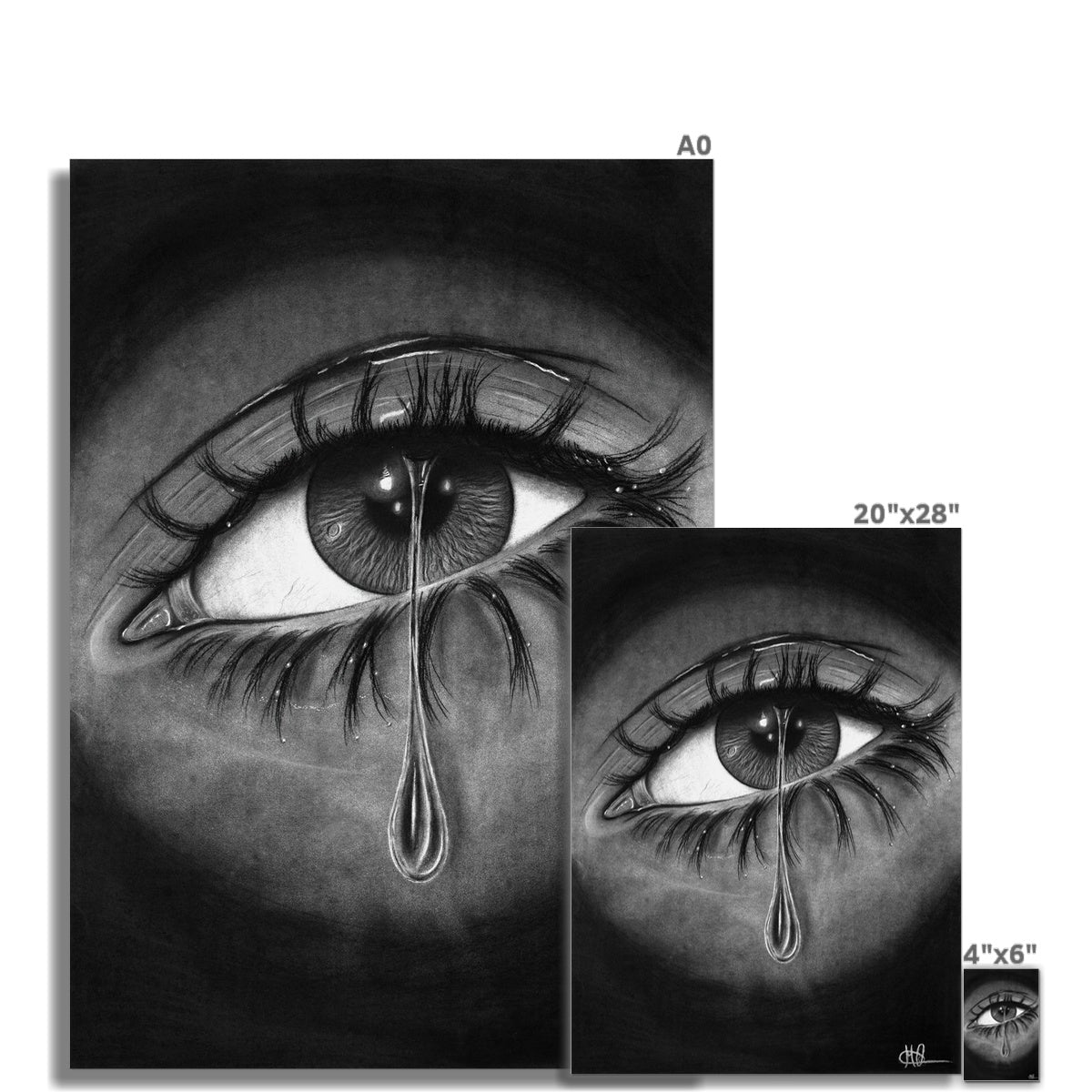 Hahnemühle German Etching Print | Eye