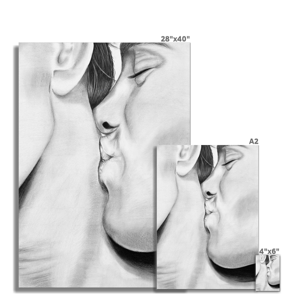 Hahnemühle German Etching Print | Kuss