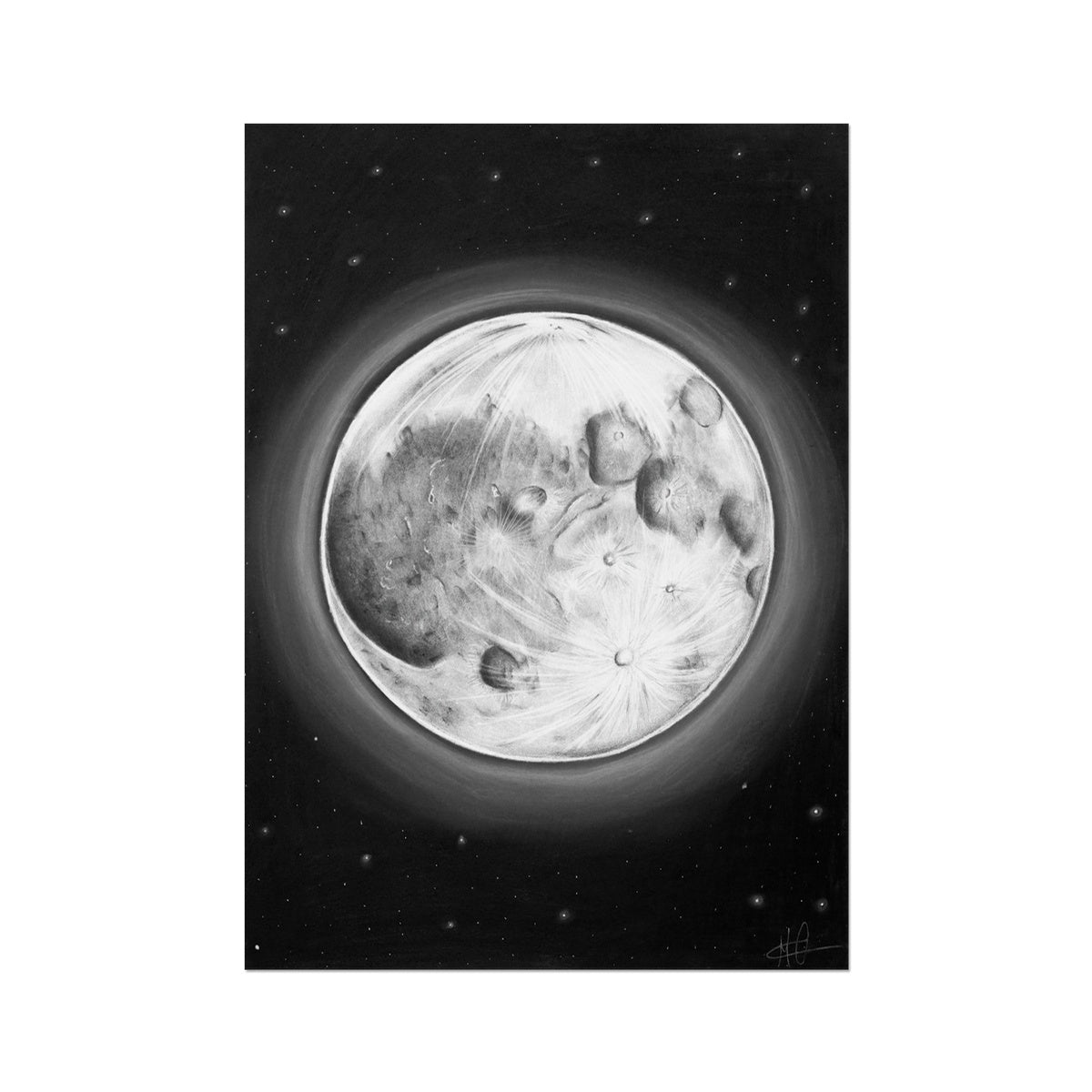 Hahnemühle German Etching Print | Moon
