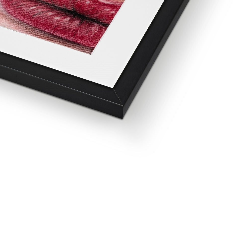 Framed & Mounted Print | Kiss Kiss