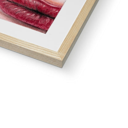 Framed & Mounted Print | Kiss Kiss