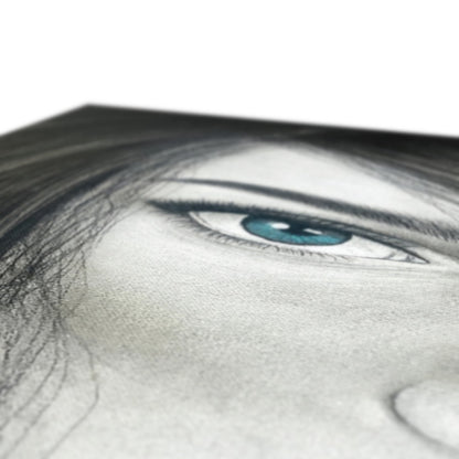 Blaue Augen Canvas