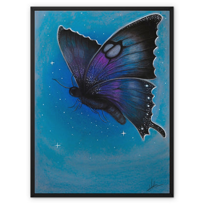 Framed Canvas | Starry Moth 