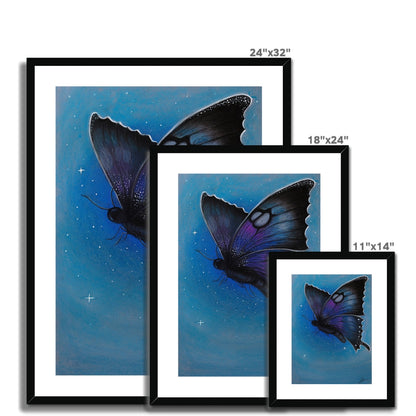 Framed & Mounted Print | Starry Moth
