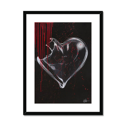 Framed & Mounted Print | sorrow made of glass 