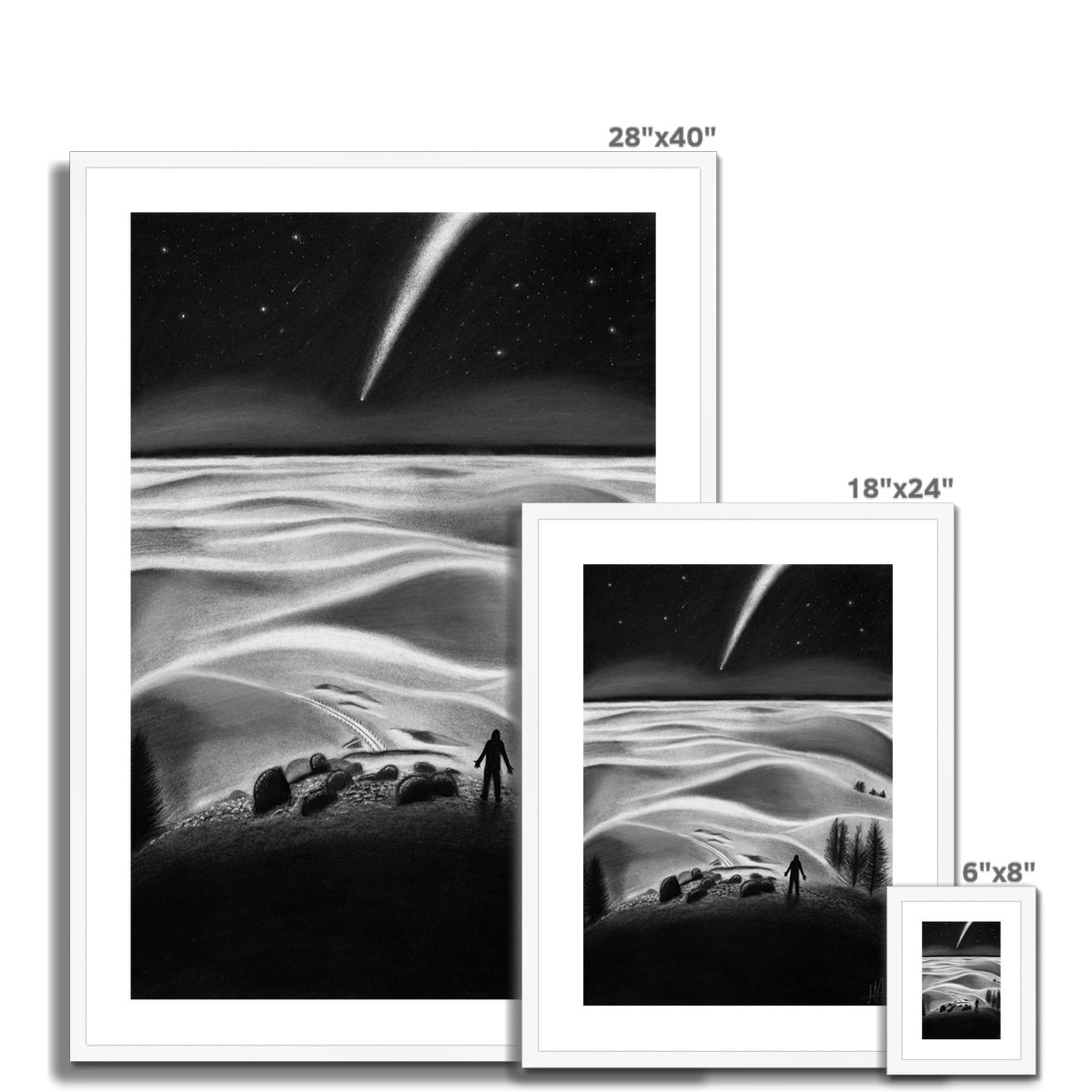 Framed & Mounted Print | Shooting Star