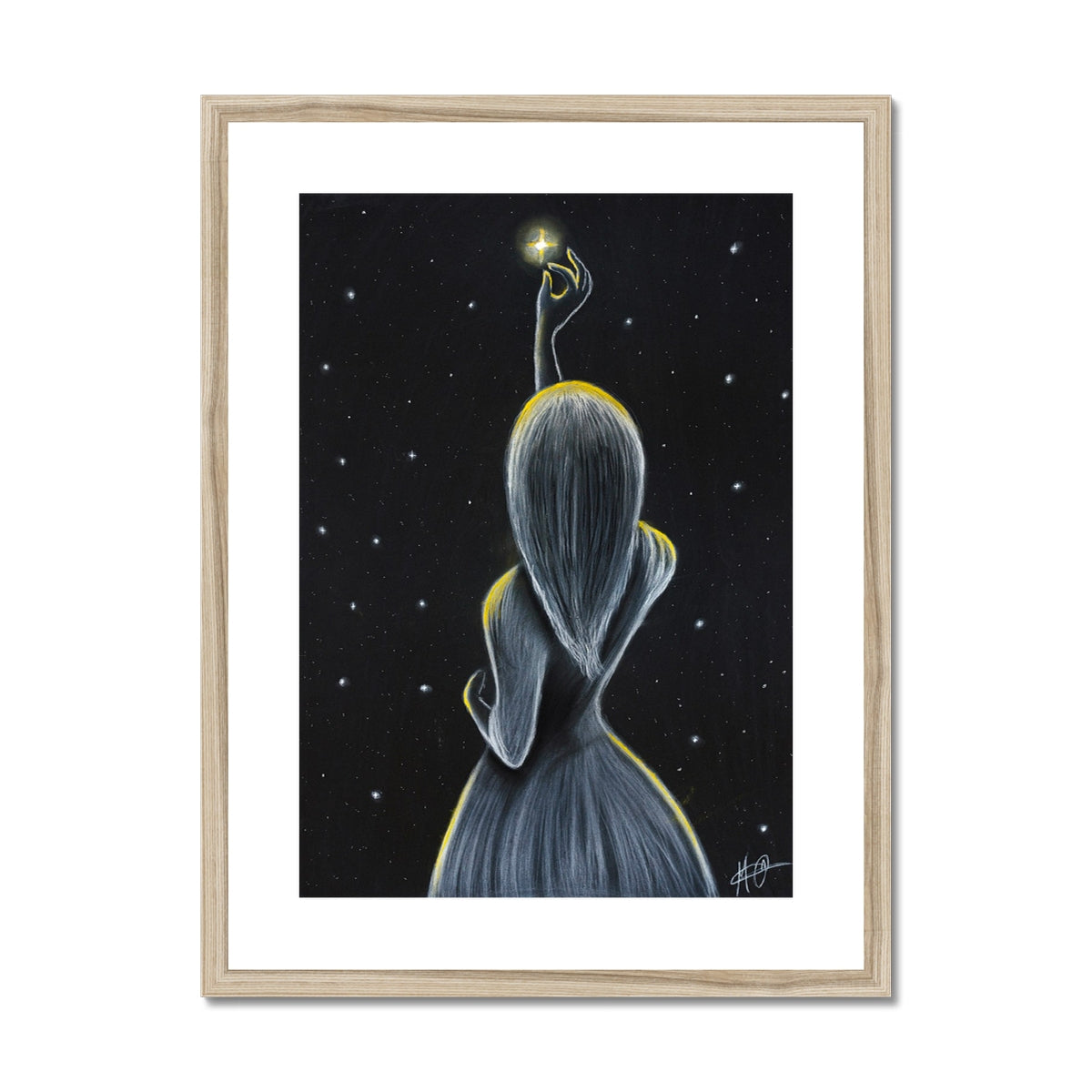 Framed & Mounted Print | Light contact