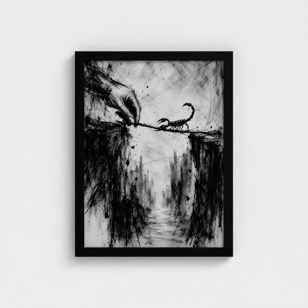 Floater | classically framed canvas