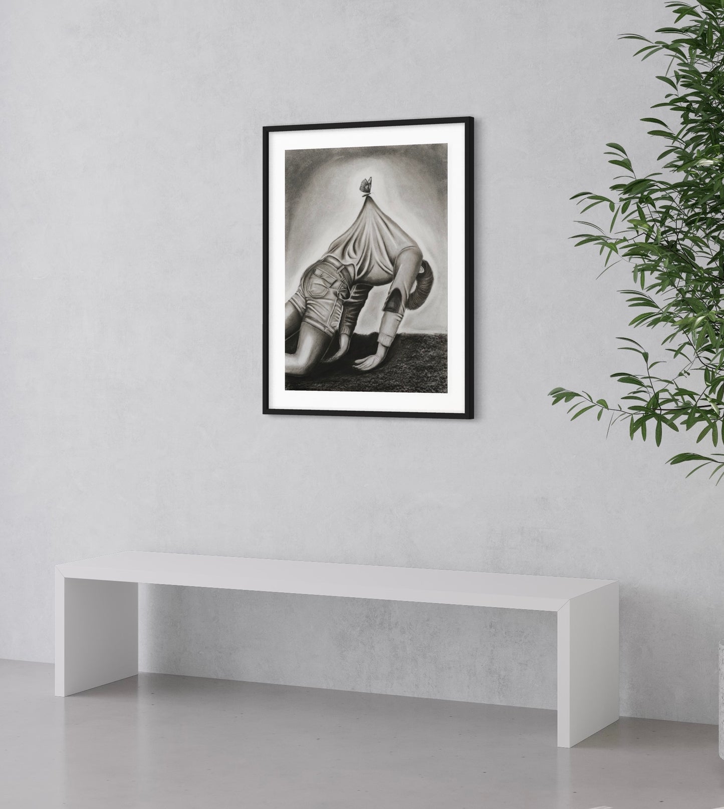 Framed & Mounted Print | Butterfly