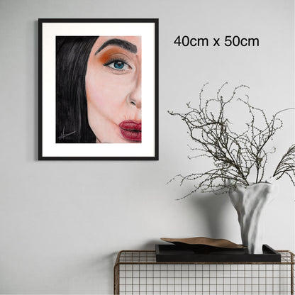 Framed & Mounted Print | Kiss Kiss