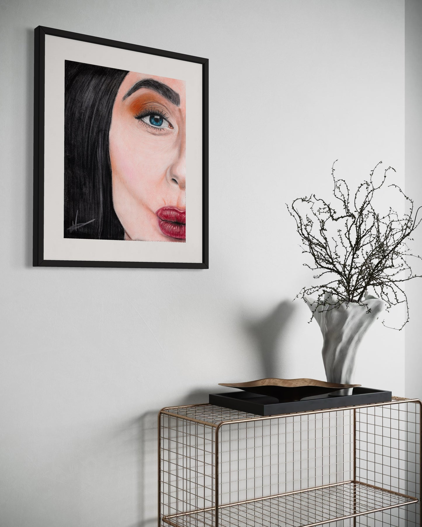 Framed & Mounted Print | Kiss Kiss