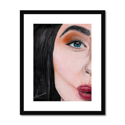 Framed & Mounted Print | Kiss Kiss