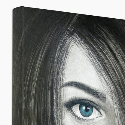 Blaue Augen Canvas