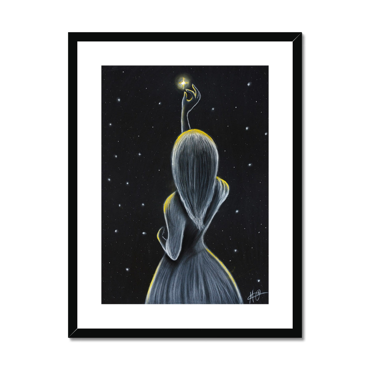 Framed & Mounted Print | Light contact