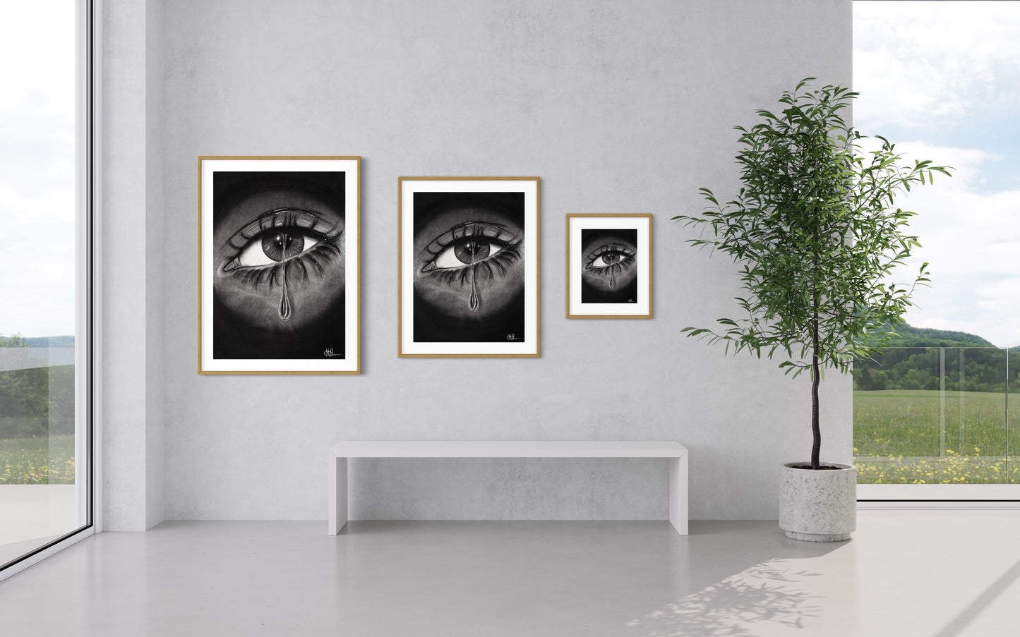 Framed & Mounted Print | Eye