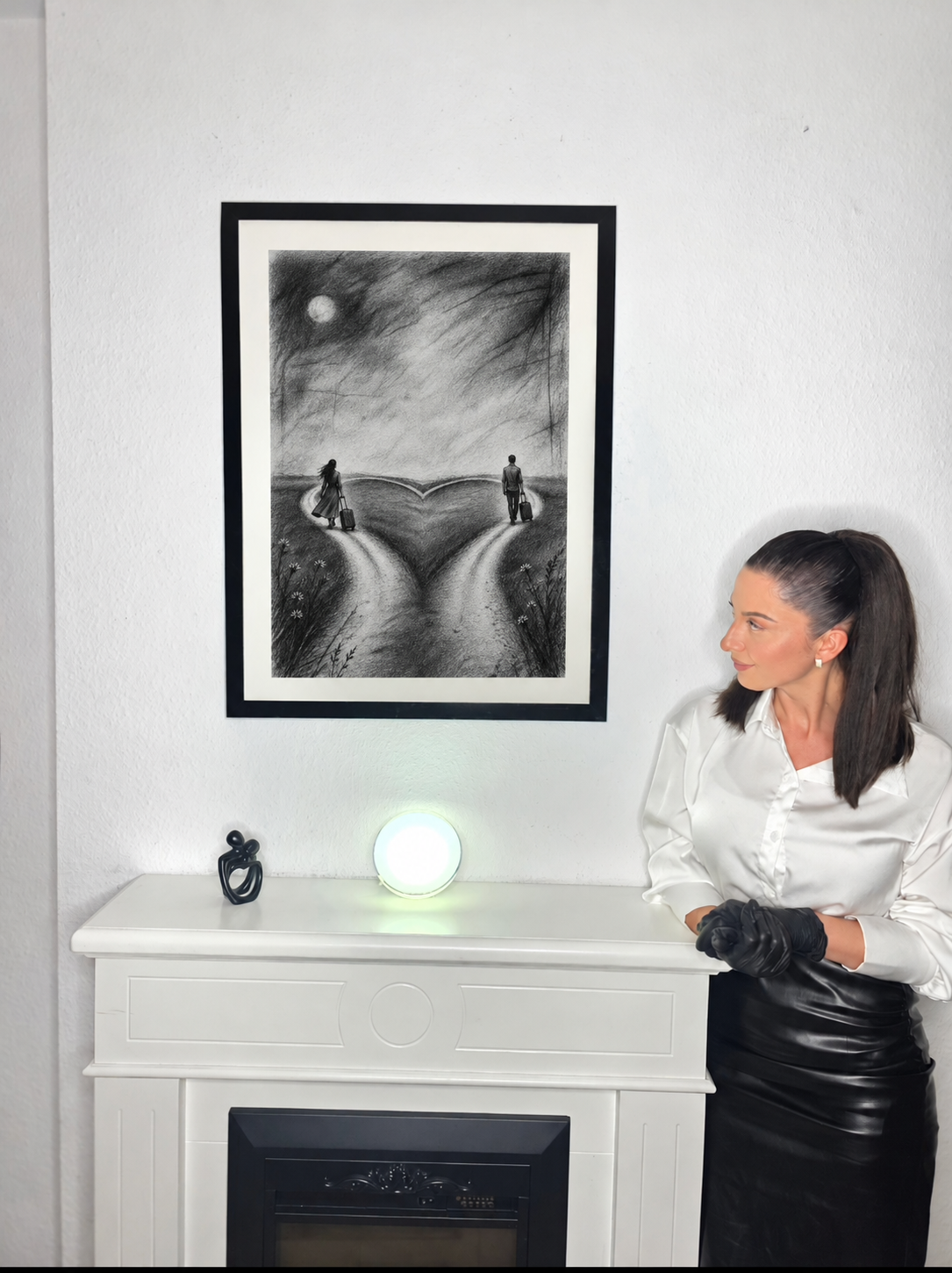 Return | Framed canvas