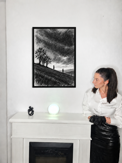 Verlassen | Leinwand  gerahmt