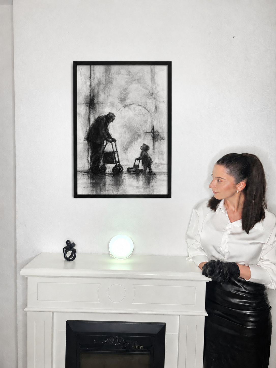 Lebenskreis | Leinwand gerahmt