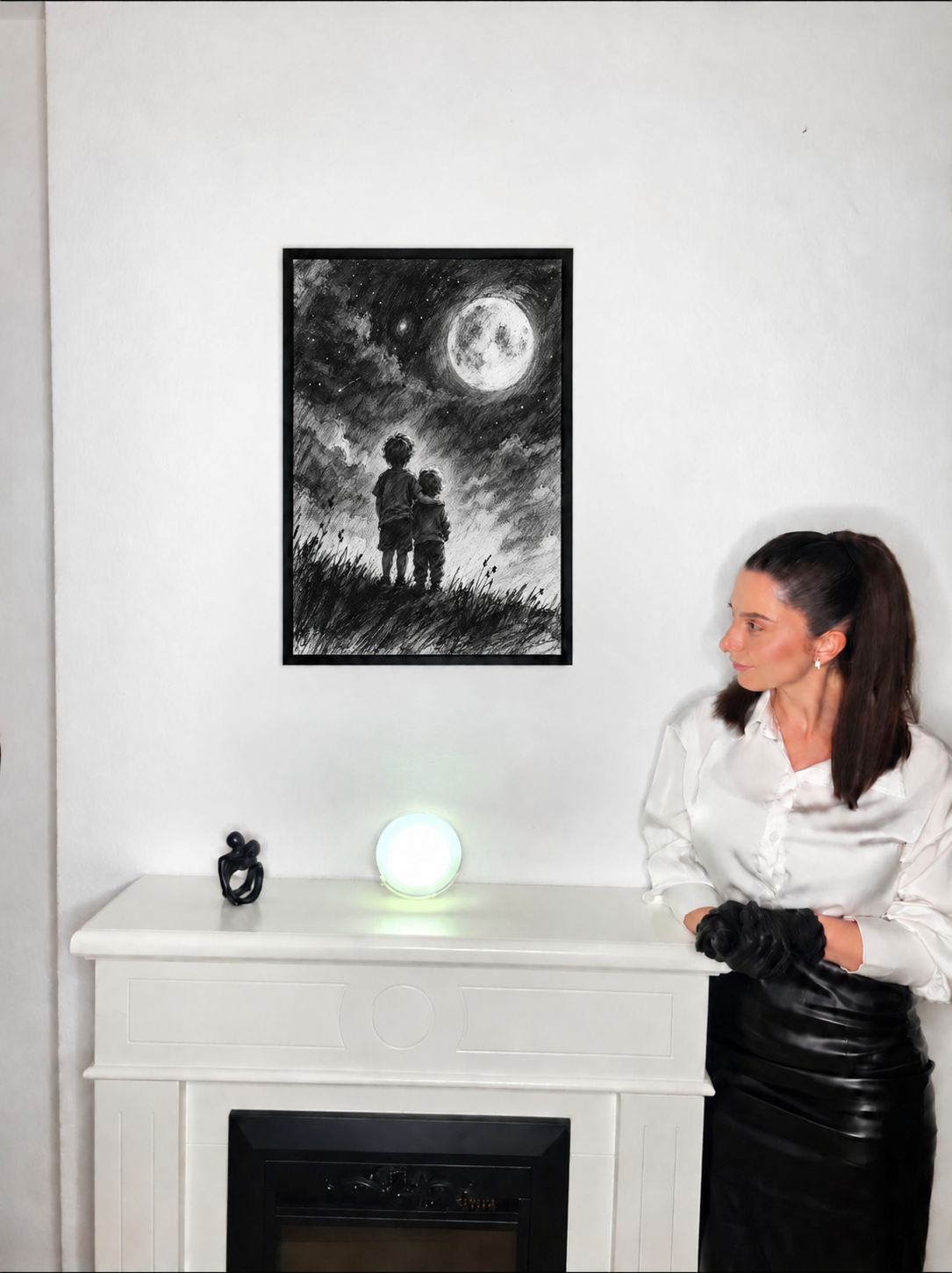 Geschwister | Leinwand gerahmt