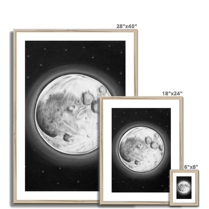 Framed & Mounted Print | Moon