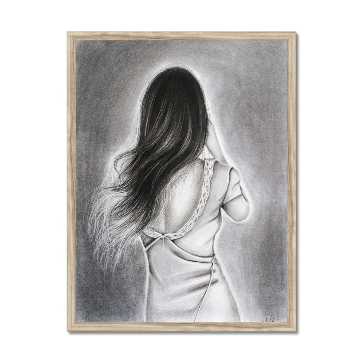 Framed Print | Her Back