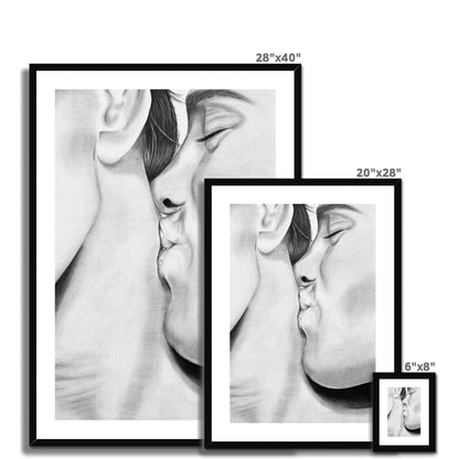 Framed & Mounted Print | Kiss