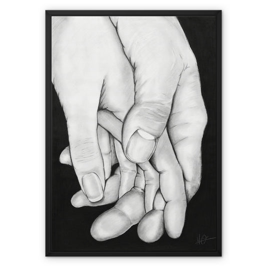 Framed Canvas | Hands