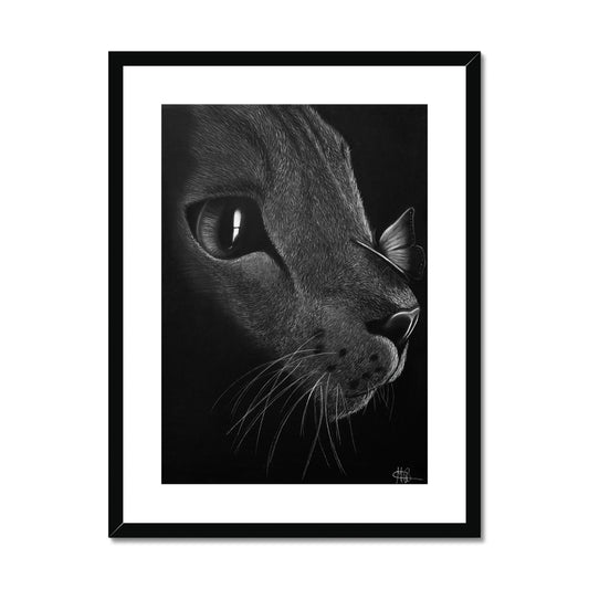 Framed & Mounted Print | Cat