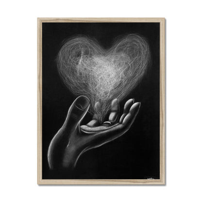 Framed Print | Love in hands