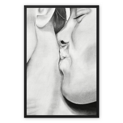 Framed Canvas | Kiss 