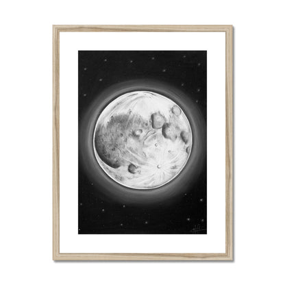 Framed & Mounted Print | Moon