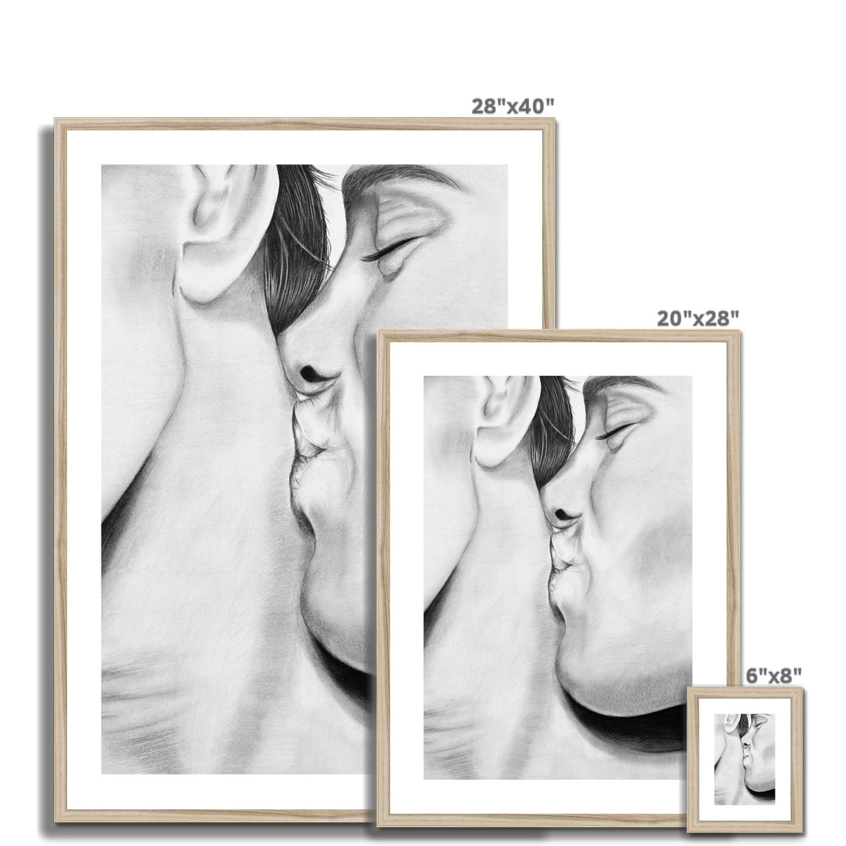 Framed & Mounted Print | Kiss