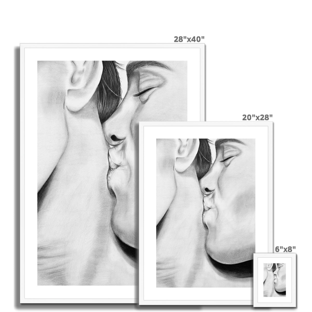 Framed & Mounted Print | Kiss