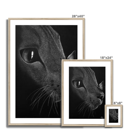 Framed & Mounted Print | Cat