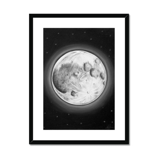 Framed & Mounted Print | Moon